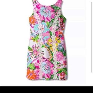 LILLY PULITZER for Target womens size 12 Nosey Posey floral shift dress NWT